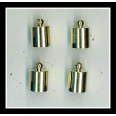 7mm Gold End Cap 